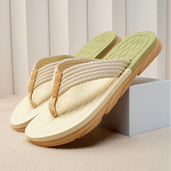 Șlapi bărbați EVA — degete deschise, respirabile, antiderapante, rezistente la uzură, talpă injectată