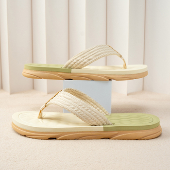 Șlapi bărbați EVA — degete deschise, respirabile, antiderapante, rezistente la uzură, talpă injectată