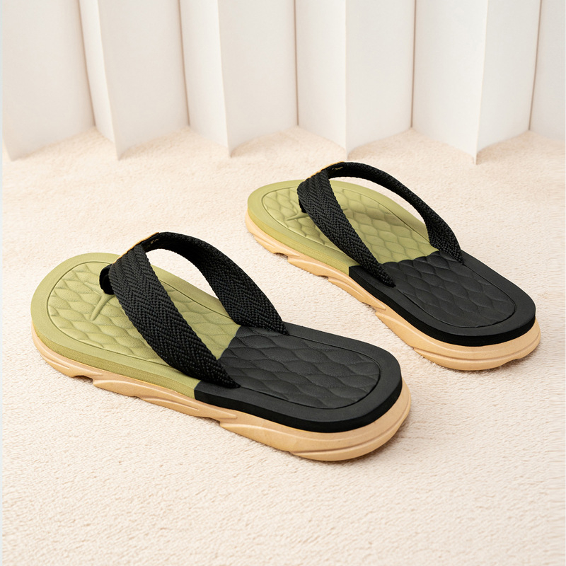 Șlapi bărbați EVA — degete deschise, respirabile, antiderapante, rezistente la uzură, talpă injectată