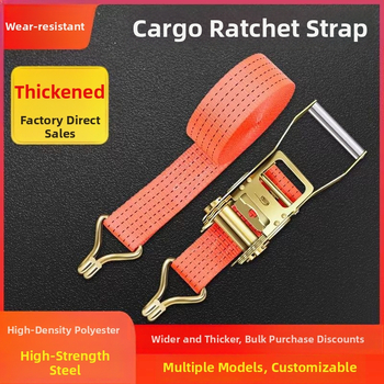 Kamion rakomány heveder ratchet feszítő és automata csattal — Nehéz terhelés; Márka: Other; Alkalmazás: Other