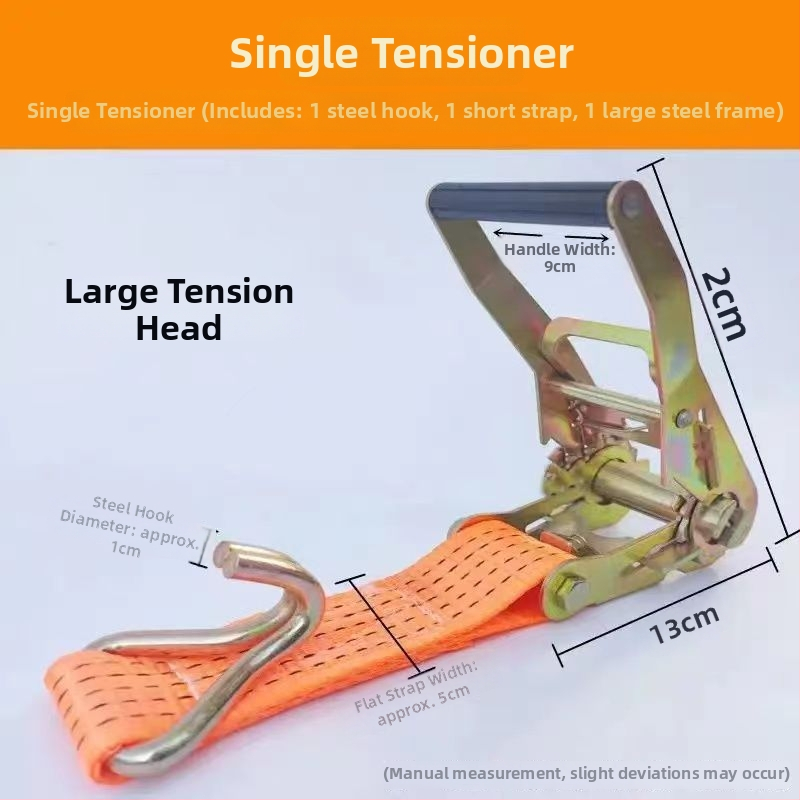 Kamion rakomány heveder ratchet feszítő és automata csattal — Nehéz terhelés; Márka: Other; Alkalmazás: Other