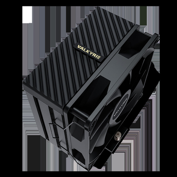 Cooler pentru CPU Aq125, cu construcție din cupru-aluminiu, 4 țevi de căldură, compatibil cu Intel LGA115x/1200/1700 și AMD AM4/AM5