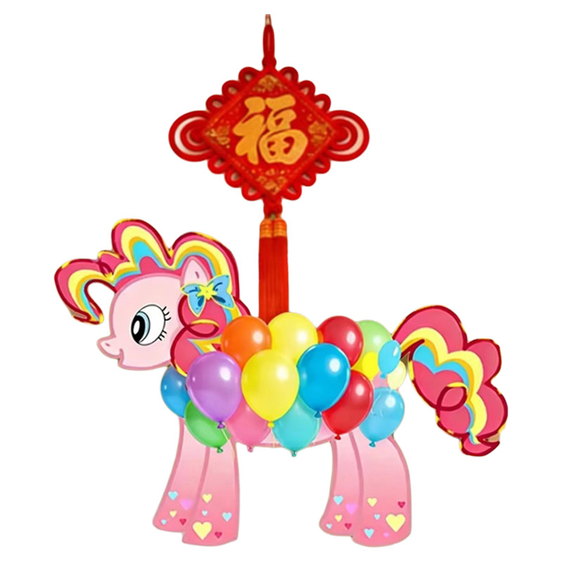 Set decor pentru grădiniță - accesorii foto suspendate cu placă KT și latex, stil drăguț de desen animat, pentru Anul Nou și începutul anului școlar, amenajare scenă