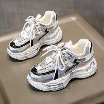 Pantofi dama cu talpă groasă, iarnă și toamnă, talpă EVA, vârf rotund