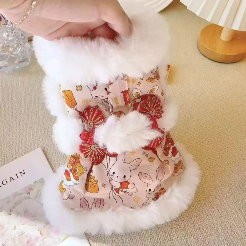 Odjeća za kućne ljubimce: Tang odijelo, unisex, Novi kineski stil FH8564832323 (Materijal: Drugo; Kategorija: Tang Suit; Stil: Novi kineski stil; Šifra artikla: FH8564832323; Spol: Univerzalno)