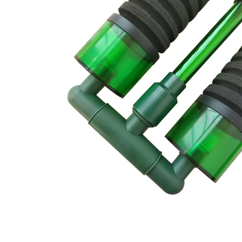 Biokemijski filtr za akvarij s pumpom za kisik, bakterijskim filtrom, trostruk dizajn – 500 g, Qanvee Qianrui