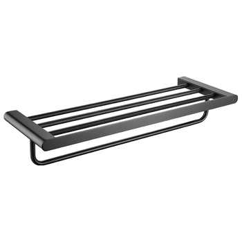 Set kupaonskih dodataka od nehrđajućeg čelika s brušenim završnim obradom — šest dijelova i više — moderni minimalistički stil