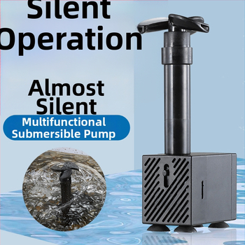 Υποβρύχια αντλία ενυδρείου – 3-σε-1 συμπαγής αντλία κυμάτων για ενυδρεία χελώνων, κυκλοφορία νερού και αερισμός, περιστρεφόμενη ροή