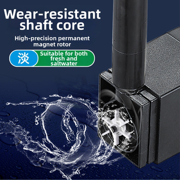 Υποβρύχια αντλία ενυδρείου – 3-σε-1 συμπαγής αντλία κυμάτων για ενυδρεία χελώνων, κυκλοφορία νερού και αερισμός, περιστρεφόμενη ροή