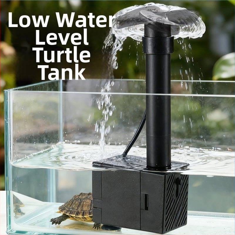 Υποβρύχια αντλία ενυδρείου – 3-σε-1 συμπαγής αντλία κυμάτων για ενυδρεία χελώνων, κυκλοφορία νερού και αερισμός, περιστρεφόμενη ροή