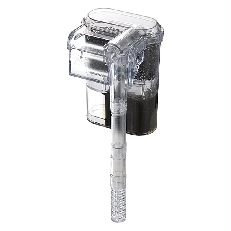 Mini külső akvárium szűrő falra szerelhető – szűrő pumpa, műanyag ház, 135 g súly, Quanlong