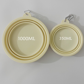 Sklopiva viseća prijenosna posuda za pse i mačke | Kapacitet 1000 ml | Materijal: TPE | Marka: Wasteland