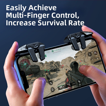 Μηχανικό κουμπί ώμου για κινητά με έξι δάχτυλα - ασύρματο, μη τυπική διεπαφή, αρχάριος