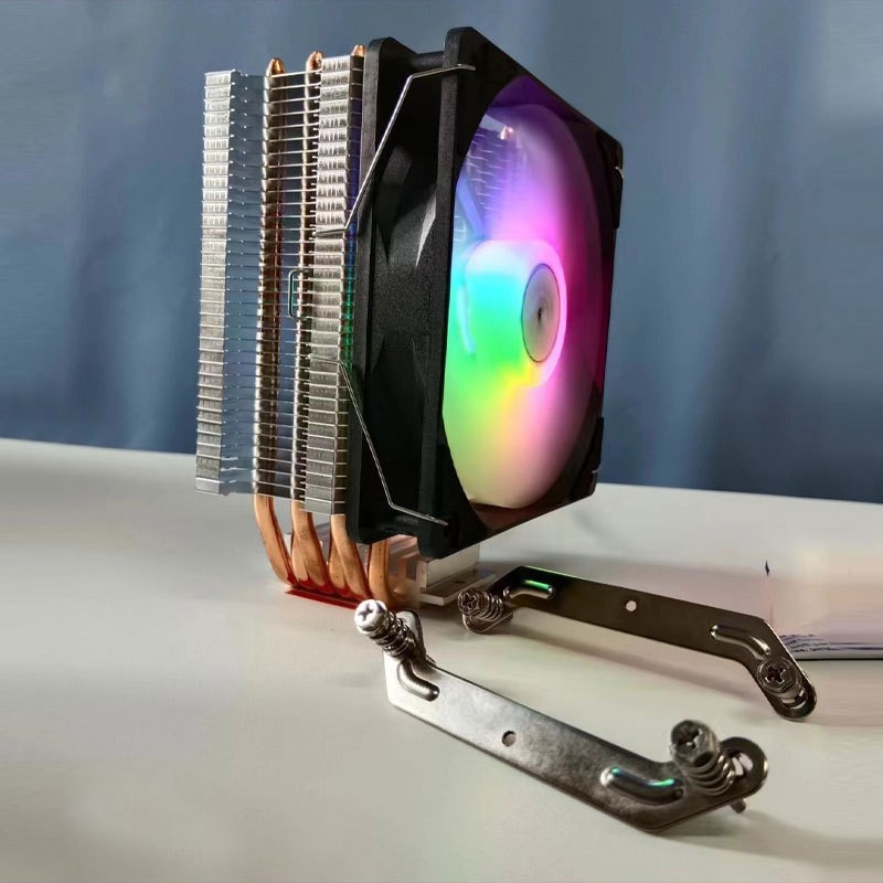 CPU hladnjak s zračnim hlađenjem, 4 toplinska cijevi, bakar-aluminijska konstrukcija, hidraulički ležaj