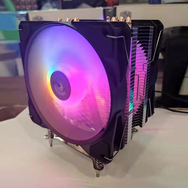 CPU hladnjak s zračnim hlađenjem, 4 toplinska cijevi, bakar-aluminijska konstrukcija, hidraulički ležaj