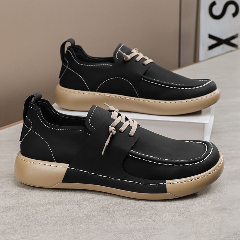 Muške slip-on tenisice od sintetičke kože, prozračne, lagane, PVC đon, špičast nos