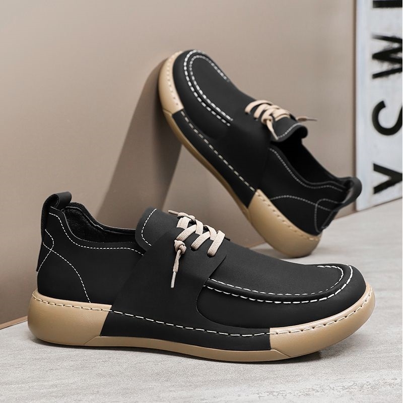 Muške slip-on tenisice od sintetičke kože, prozračne, lagane, PVC đon, špičast nos