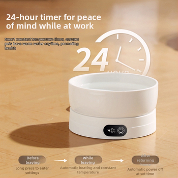 Έξυπνο κεραμικό θερμαινόμενο ποτιστικό για γάτες με σταθερή θερμοκρασία και αντιδιαρροικό σχέδιο