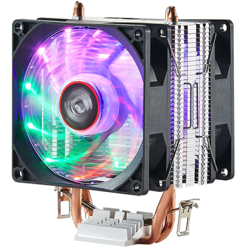 CPU hladnjak, bakreni dvostruki kanali, ležaj s uljem, 1200 RPM, ultra tiho