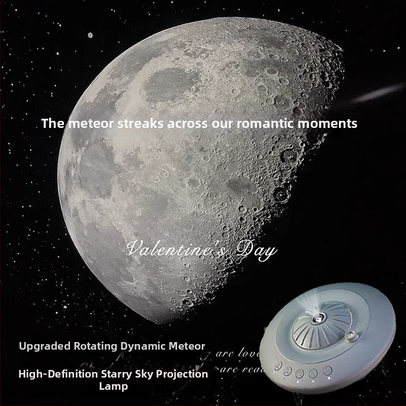 Projektor zvjezdane noći s dizajnom letećeg tanjura, ugrađena litijska baterija, ručna kontrola, Taiwan instalacija