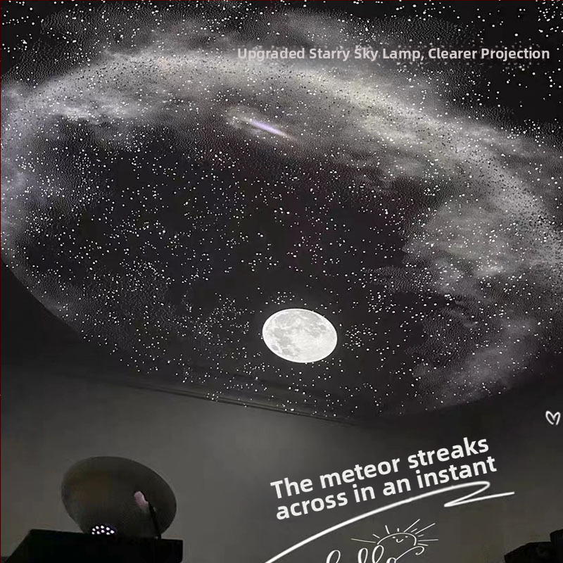 Projektor zvjezdane noći s dizajnom letećeg tanjura, ugrađena litijska baterija, ručna kontrola, Taiwan instalacija