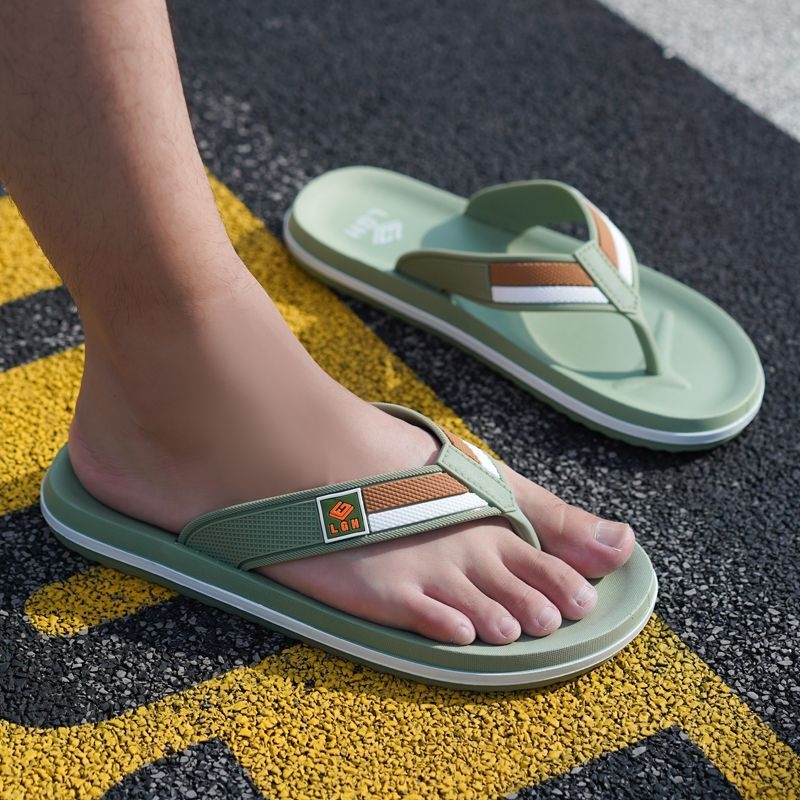 Muške PVC papuče, korejskog stila, plažne papuče s debelom injekcijski oblikovanom sole