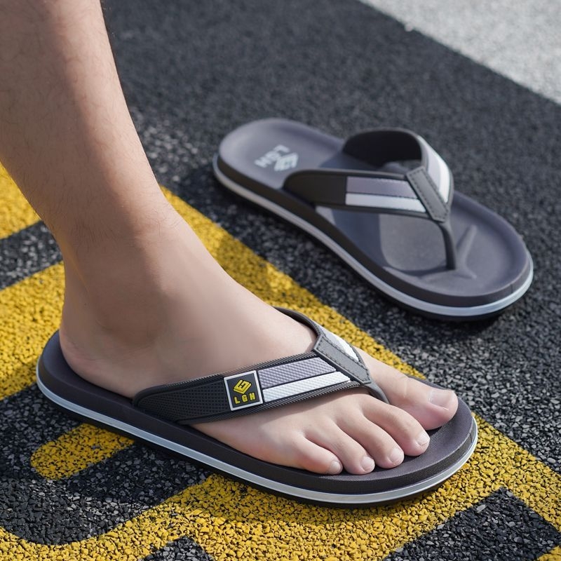 Muške PVC papuče, korejskog stila, plažne papuče s debelom injekcijski oblikovanom sole