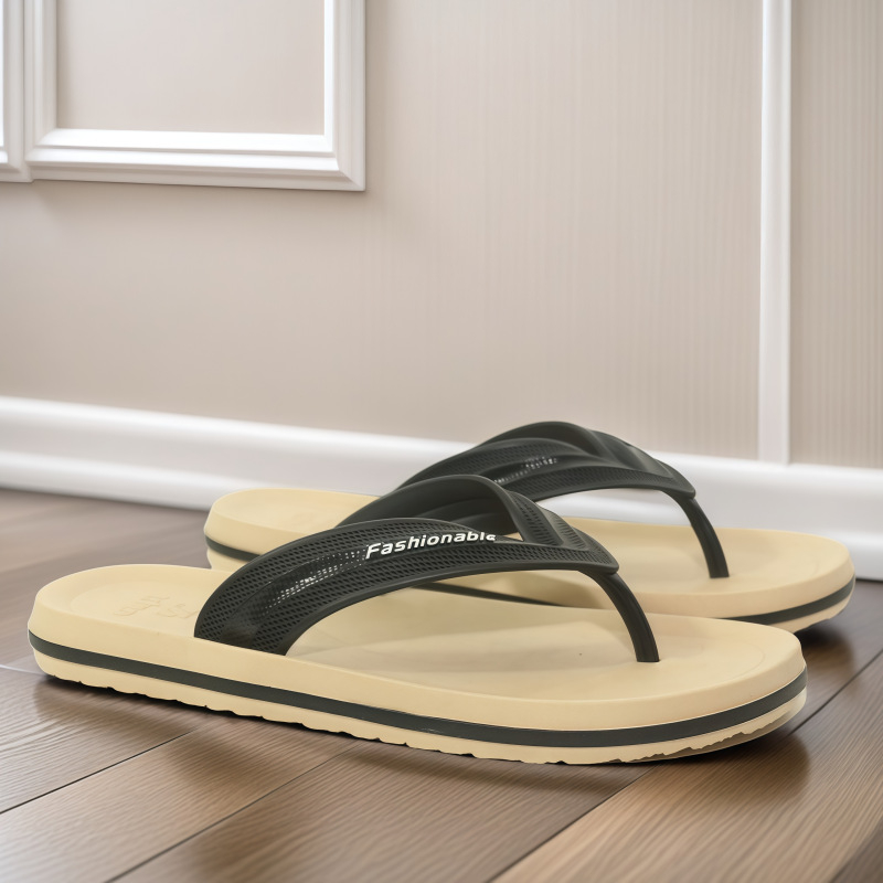 Muške PVC flip-flop sandale, ležerni stil s otvorenim prstom, protuklizne, brzo suše, prozračne