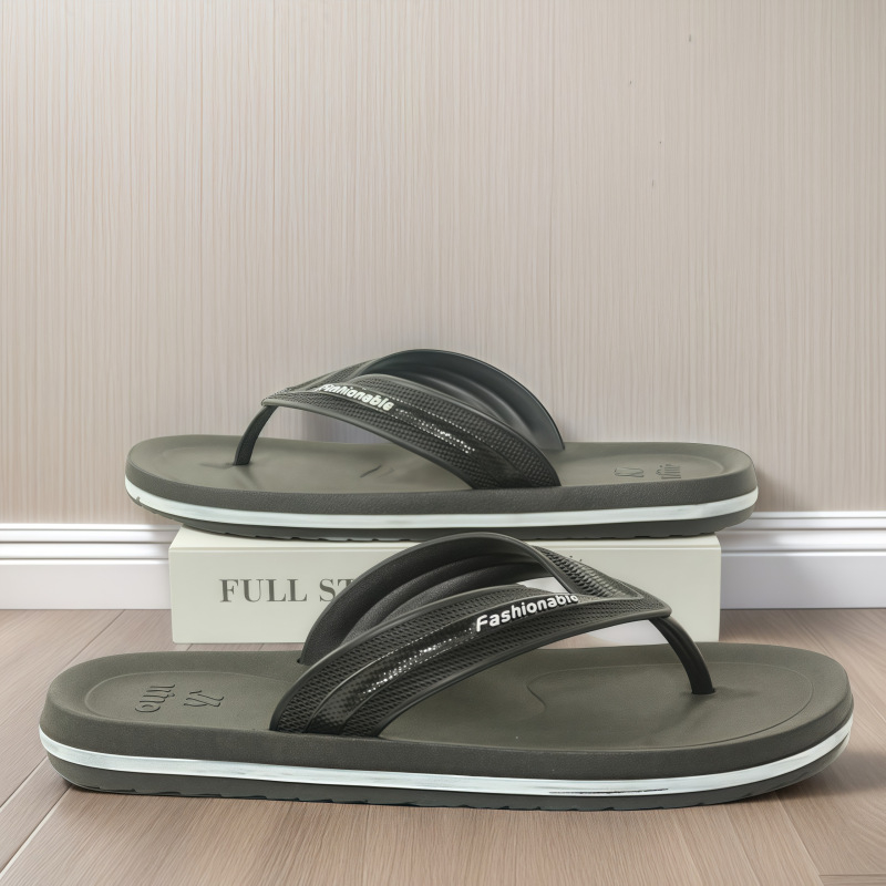 Muške PVC flip-flop sandale, ležerni stil s otvorenim prstom, protuklizne, brzo suše, prozračne