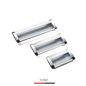 Sakrivena ručka za vrata, aluminijska legura, model 96, moderno minimalistički stil, proces: lijevanje pod tlakom