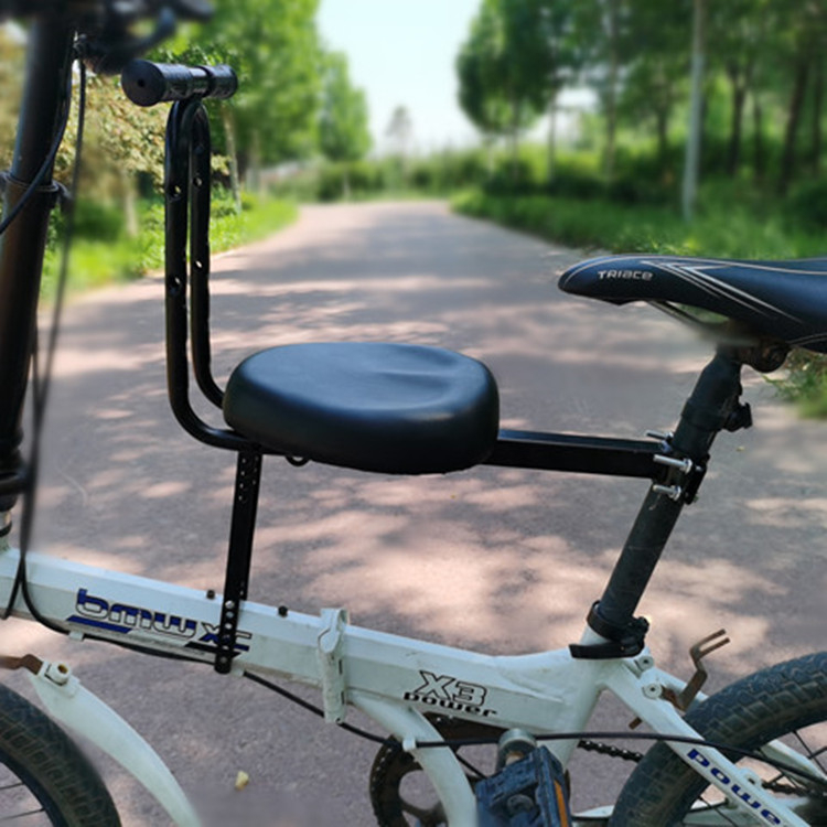 Șezut frontal pentru bicicletă pentru copii, universal, compatibil cu biciclete de munte și cele pliabile; cadru metalic, modelul 089, marca Aijiamei