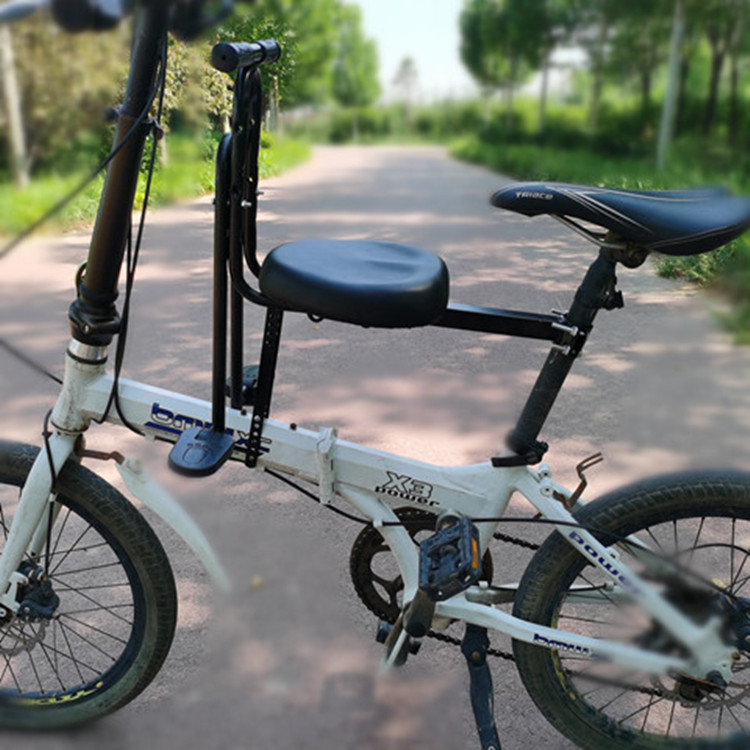 Șezut frontal pentru bicicletă pentru copii, universal, compatibil cu biciclete de munte și cele pliabile; cadru metalic, modelul 089, marca Aijiamei