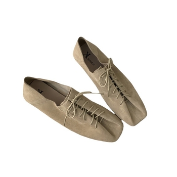 Ženske kožne loaferice s remenom, mek pod, niski pet 1–3 cm, kvadratni nos, korejski stil, jesen 2024