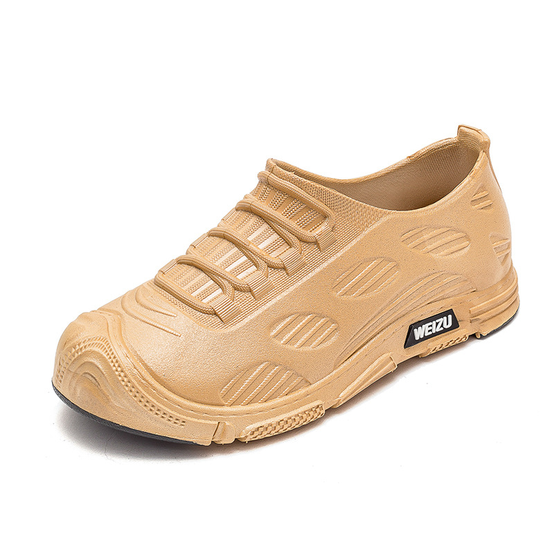Ghete de ploaie unisex impermeabile, vamp plastic și talpă plastic, căptușite PU și branț PU, pentru toate anotimpurile