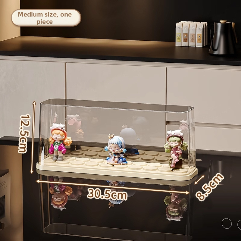 Xingyou 7975 Prozirna akrilna kutija za figure, kutija otporna na prašinu za skladištenje igračaka i građevinskih blokova, japanski stil, 18L