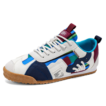 Muške niskoprofilne tenisice, PU gornji dio, gumasti potplat, vezanje, EVA ulošak, prozračnost