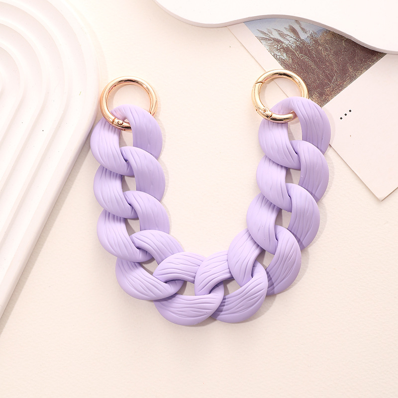 Akrilni lanac za torbice i mobitele – lanac od plastike/smole s pečenim lakom