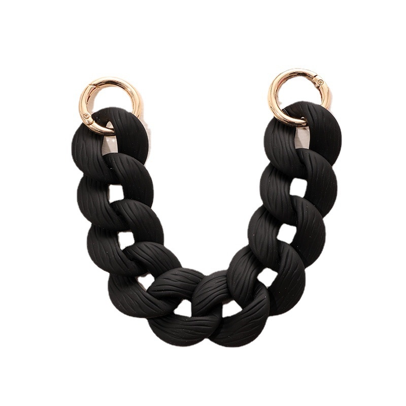 Akrilni lanac za torbice i mobitele – lanac od plastike/smole s pečenim lakom