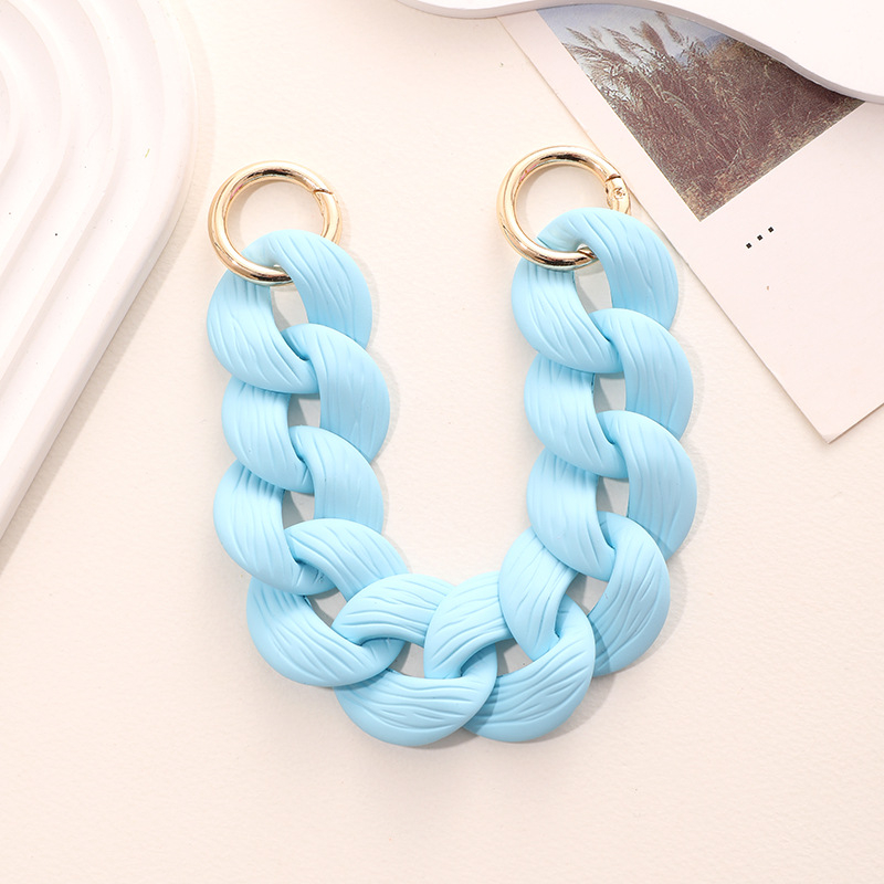 Akrilni lanac za torbice i mobitele – lanac od plastike/smole s pečenim lakom