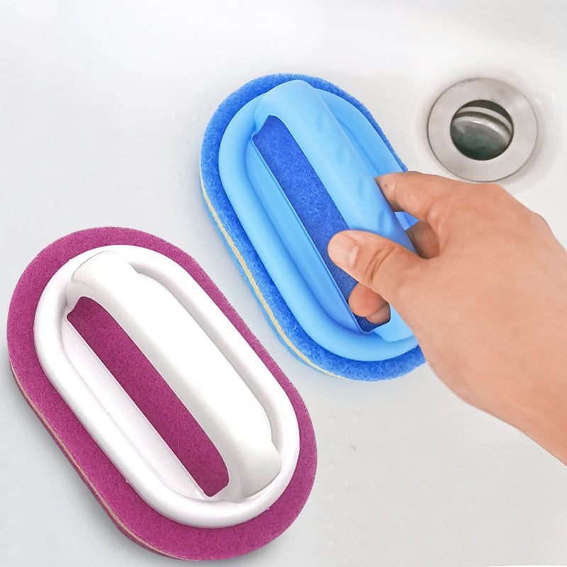 Naxo Perie de curățare cu mâner, burete abraziv pentru baie, 30 g