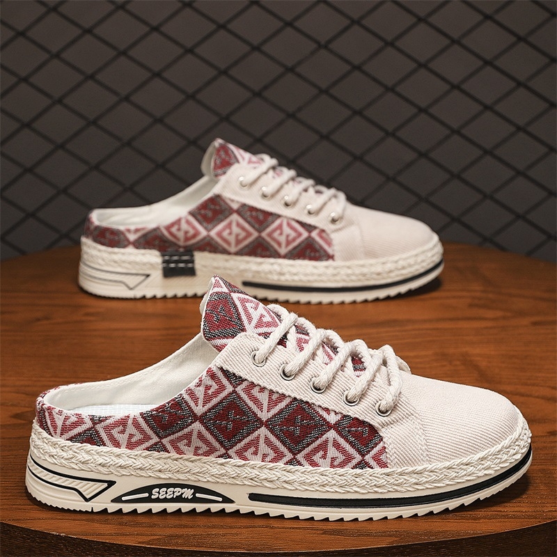 Muške svakodnevne slip-on tenisice, gornji dio od platna, PVC đon, injekcijska potplata