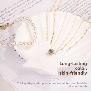 O-oblika bakreni lančić, elektroplatiranje, Hongma branda, izdanje jeseni 2025