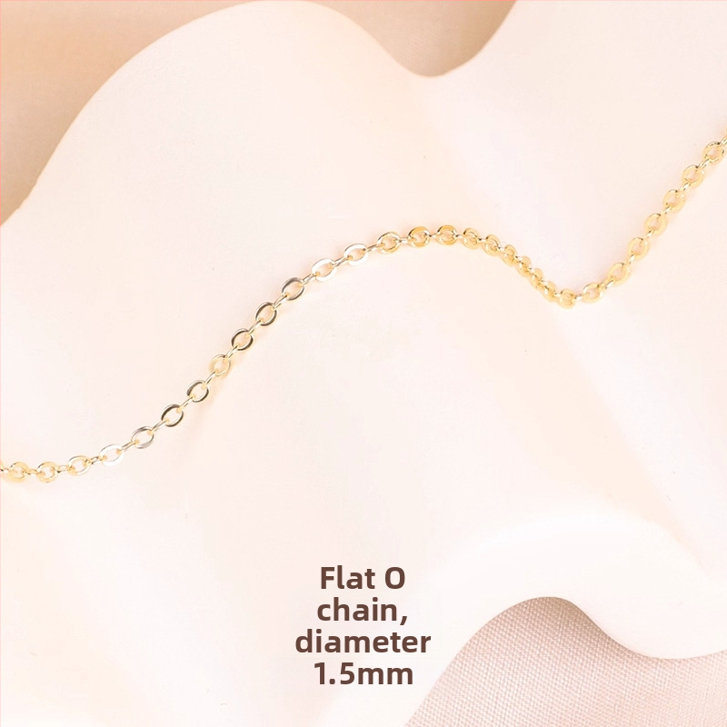 O-oblika bakreni lančić, elektroplatiranje, Hongma branda, izdanje jeseni 2025