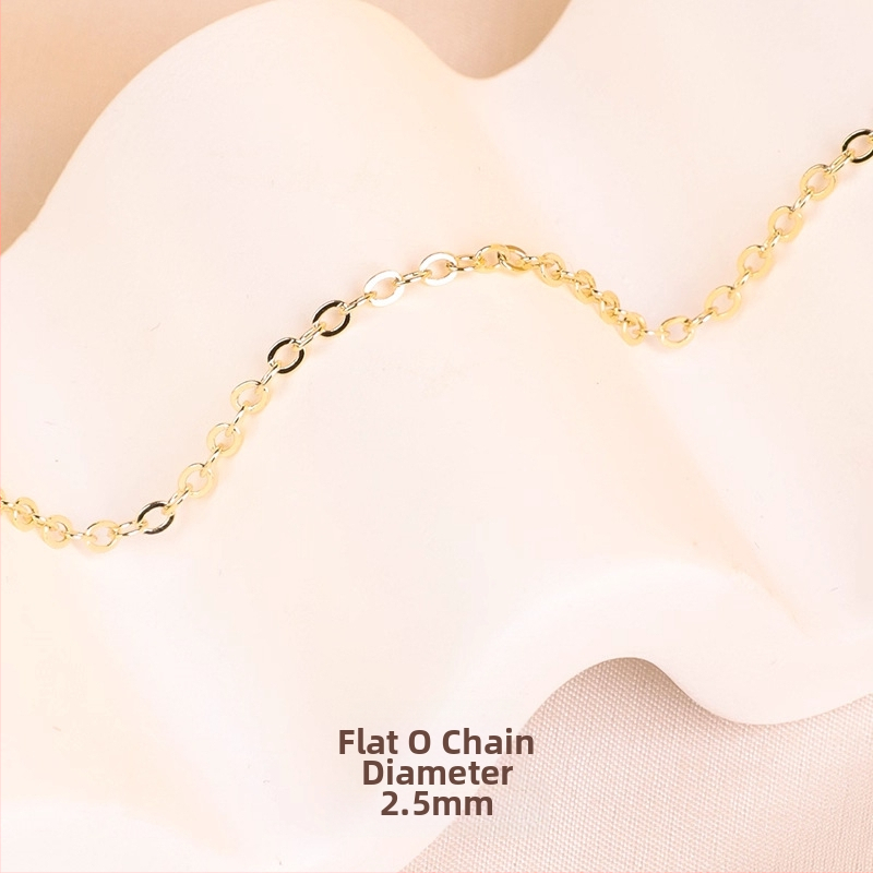 O-oblika bakreni lančić, elektroplatiranje, Hongma branda, izdanje jeseni 2025