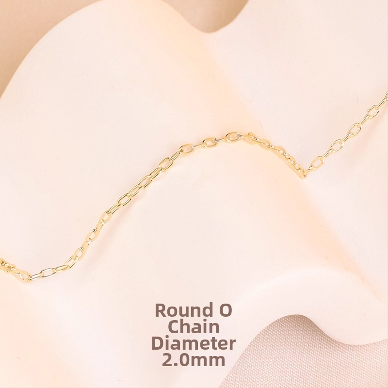 O-oblika bakreni lančić, elektroplatiranje, Hongma branda, izdanje jeseni 2025