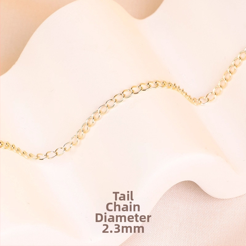 O-oblika bakreni lančić, elektroplatiranje, Hongma branda, izdanje jeseni 2025