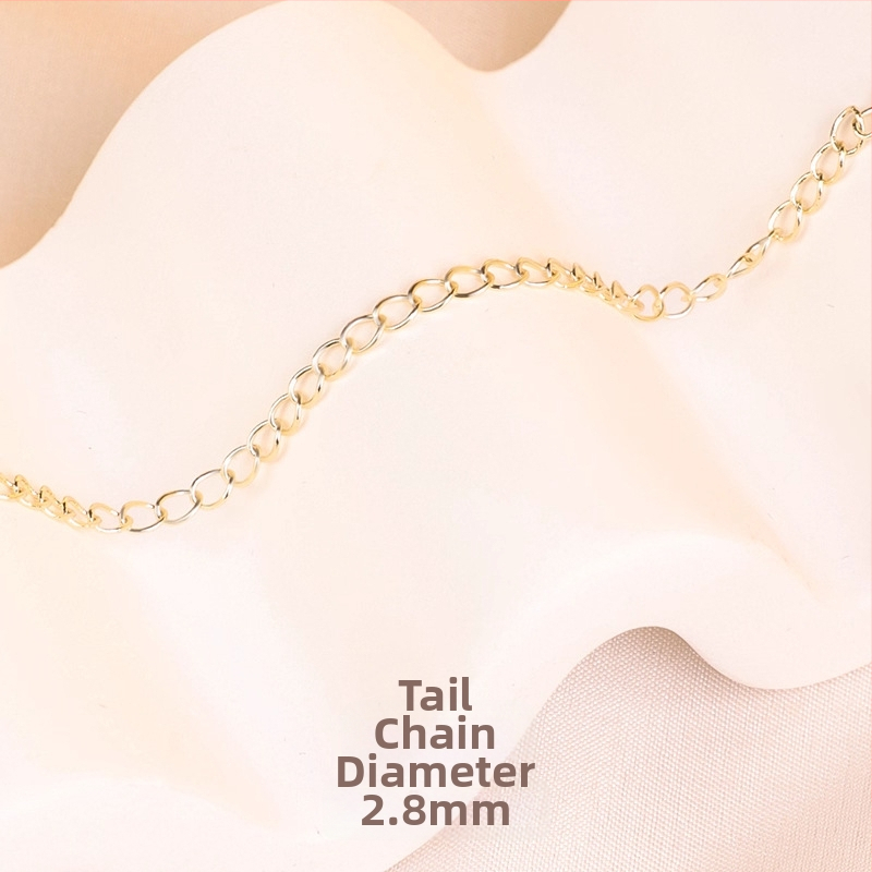 O-oblika bakreni lančić, elektroplatiranje, Hongma branda, izdanje jeseni 2025