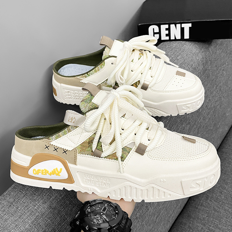 Muške slip-on tenisice s prozračnom mrežom, zaštitna vršna kapica, injektirana potplat (ljeto 2024)