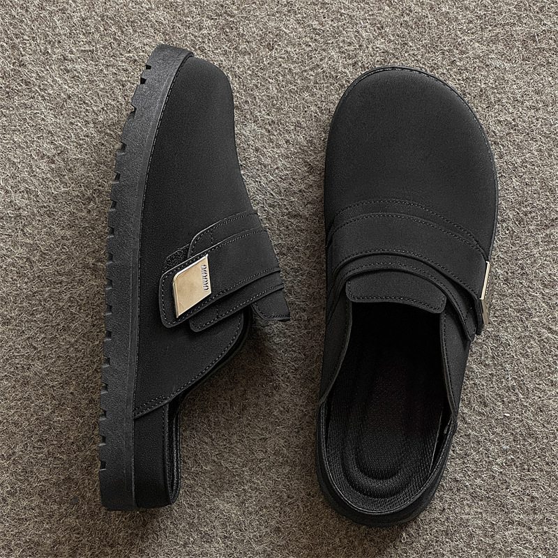 Muške papuče Mango Toe, niski kroj, Slip-On, PVC đon, gornji dio od umjetne kože, reljefna injekcijska konstrukcija, proljeće 2025
