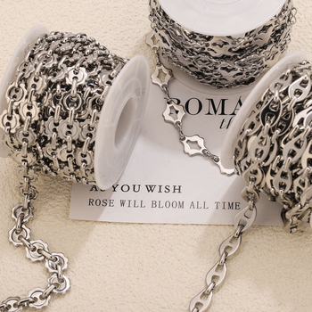 Nehrđajući čelični lanac s tretmanom isticanja — Chenying Jewelry, prilagodljiv